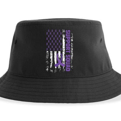 Alzheimers Awareness Support Squad Alzheimers Disease Sustainable Bucket Hat