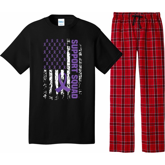 Alzheimers Awareness Support Squad Alzheimers Disease Pajama Set