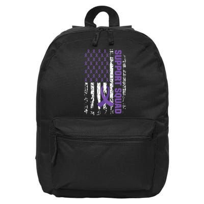 Alzheimers Awareness Support Squad Alzheimers Disease 16 in Basic Backpack