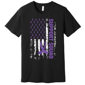 Alzheimers Awareness Support Squad Alzheimers Disease Premium T-Shirt