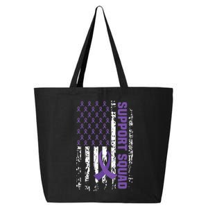 Alzheimers Awareness Support Squad Alzheimers Disease 25L Jumbo Tote