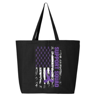 Alzheimers Awareness Support Squad Alzheimers Disease 25L Jumbo Tote