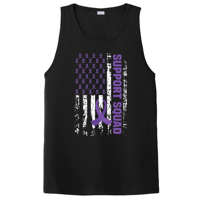 Alzheimers Awareness Support Squad Alzheimers Disease PosiCharge Competitor Tank