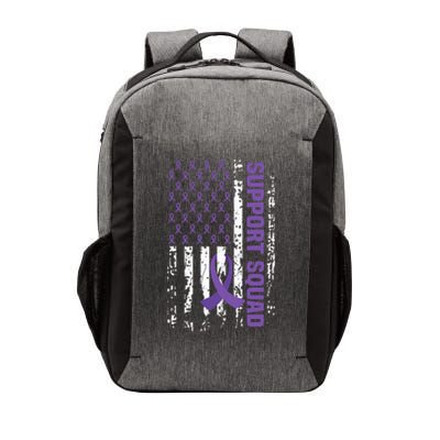 Alzheimers Awareness Support Squad Alzheimers Disease Vector Backpack