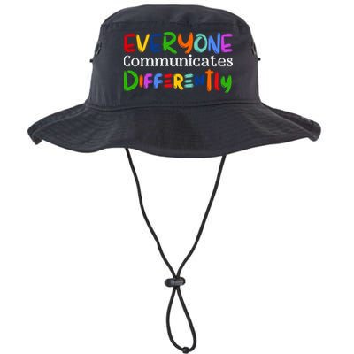 Autism Awareness Support, Everyone Communicates Differently Bucket Hat