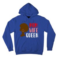 African American Strong Afro Mom Wife Queen Mothers Day Gift Hoodie