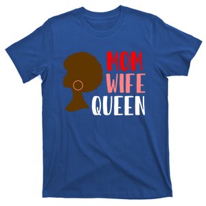 African American Strong Afro Mom Wife Queen Mothers Day Gift T-Shirt