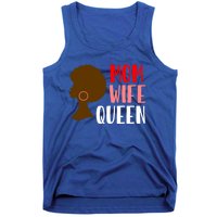 African American Strong Afro Mom Wife Queen Mothers Day Gift Tank Top