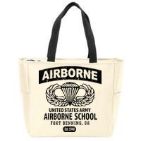 Army Airborne School Fort Benning Ga Zip Tote Bag