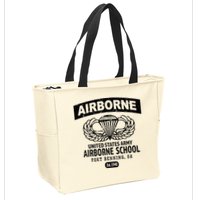 Army Airborne School Fort Benning Ga Zip Tote Bag