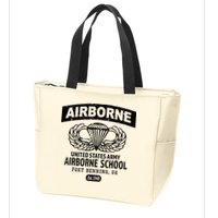Army Airborne School Fort Benning Ga Zip Tote Bag