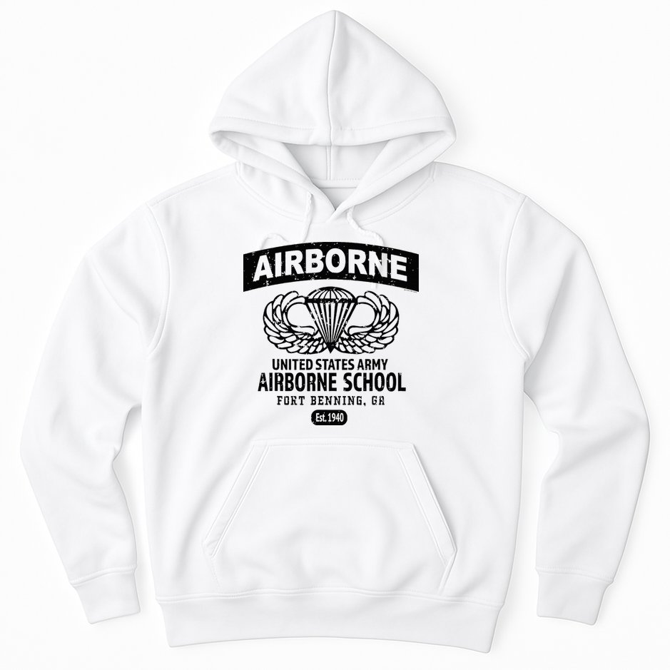 Army Airborne School Fort Benning Ga Hoodie