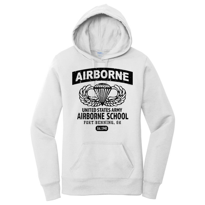 Army Airborne School Fort Benning Ga Women's Pullover Hoodie