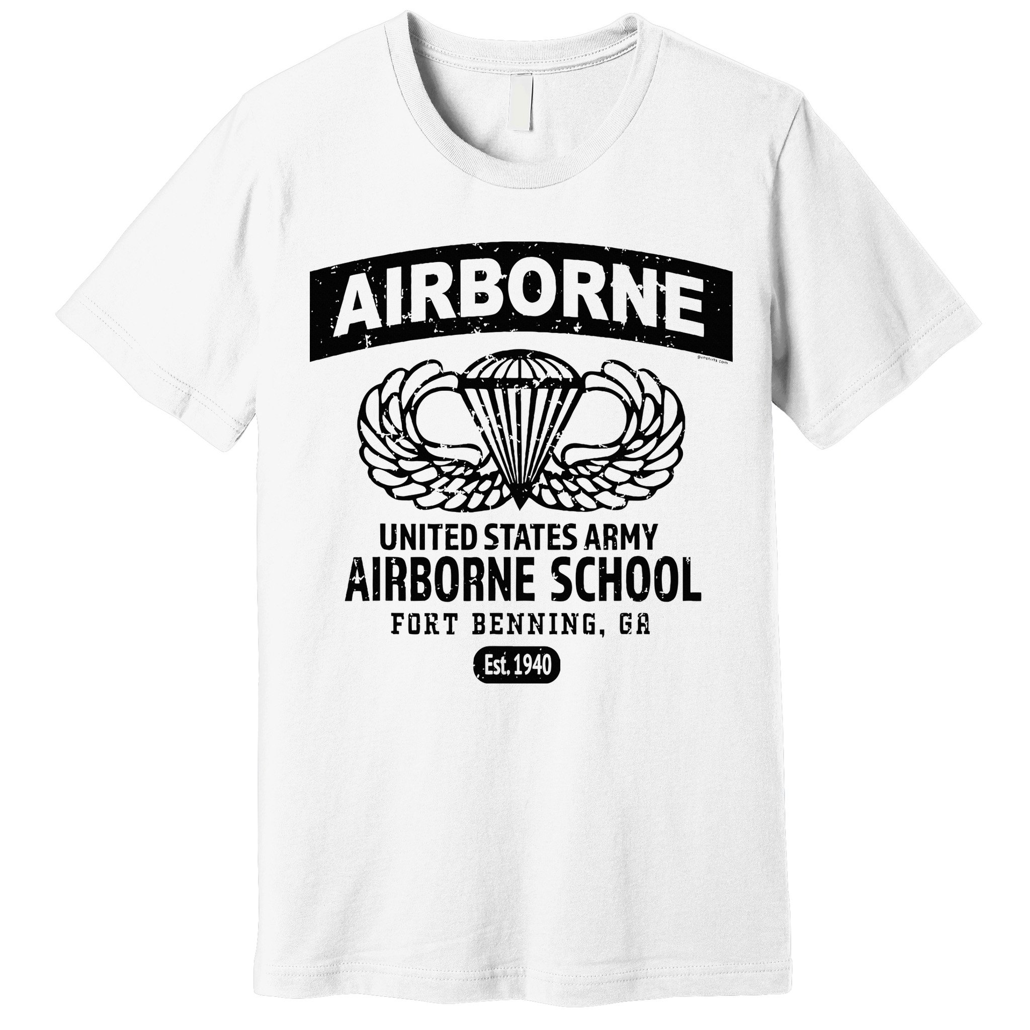 Army Airborne School Fort Benning Ga Premium T-Shirt