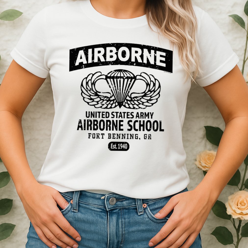 Army Airborne School Fort Benning Ga Womens T-Shirt