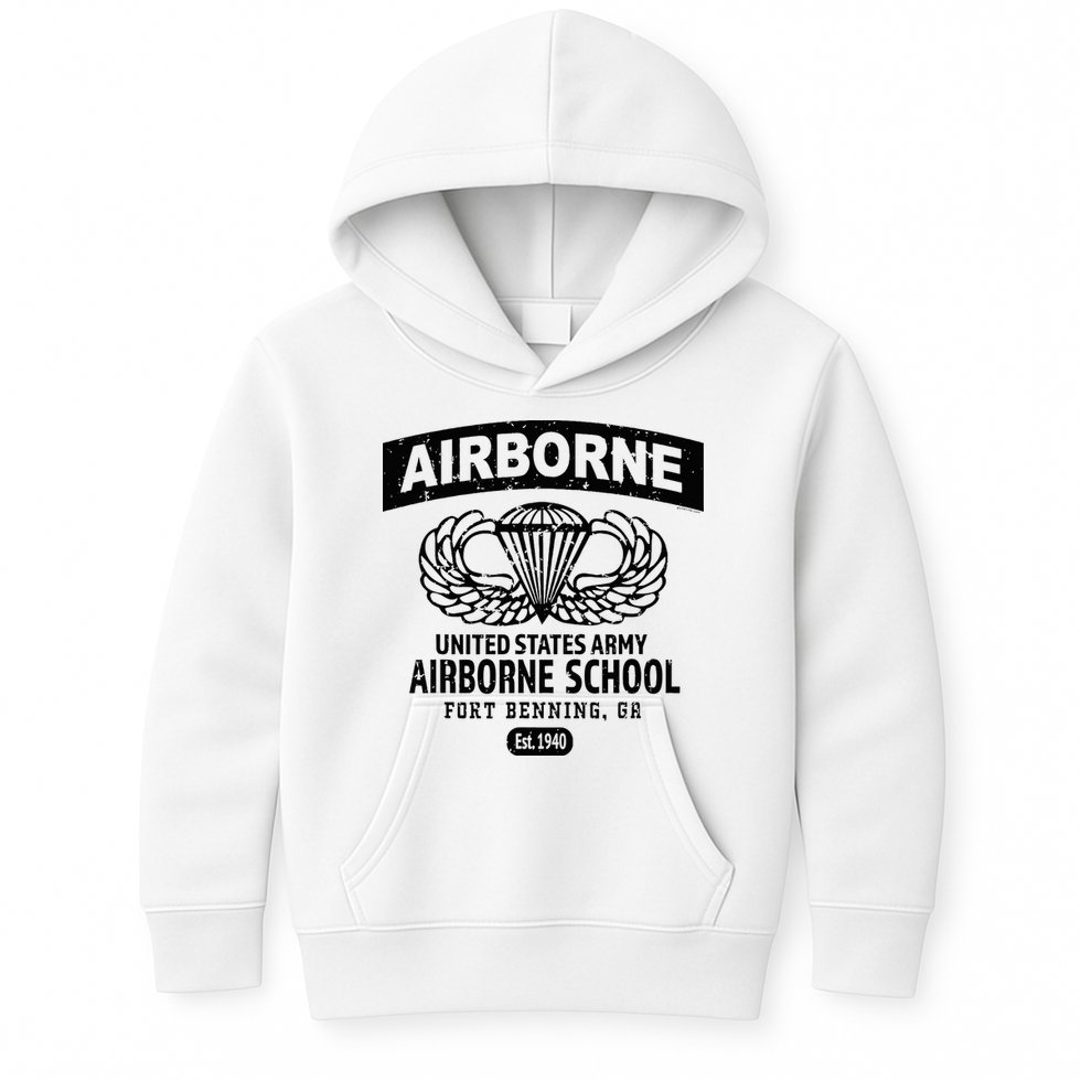 Army Airborne School Fort Benning Ga Kids Hoodie