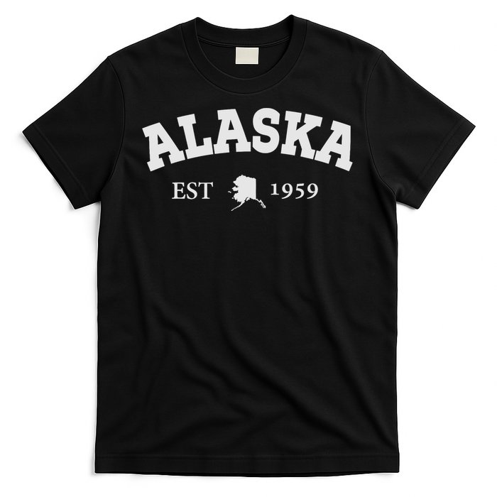 Awesome Alaska Shirt Alaska Est Map 1959 Sports T-Shirt