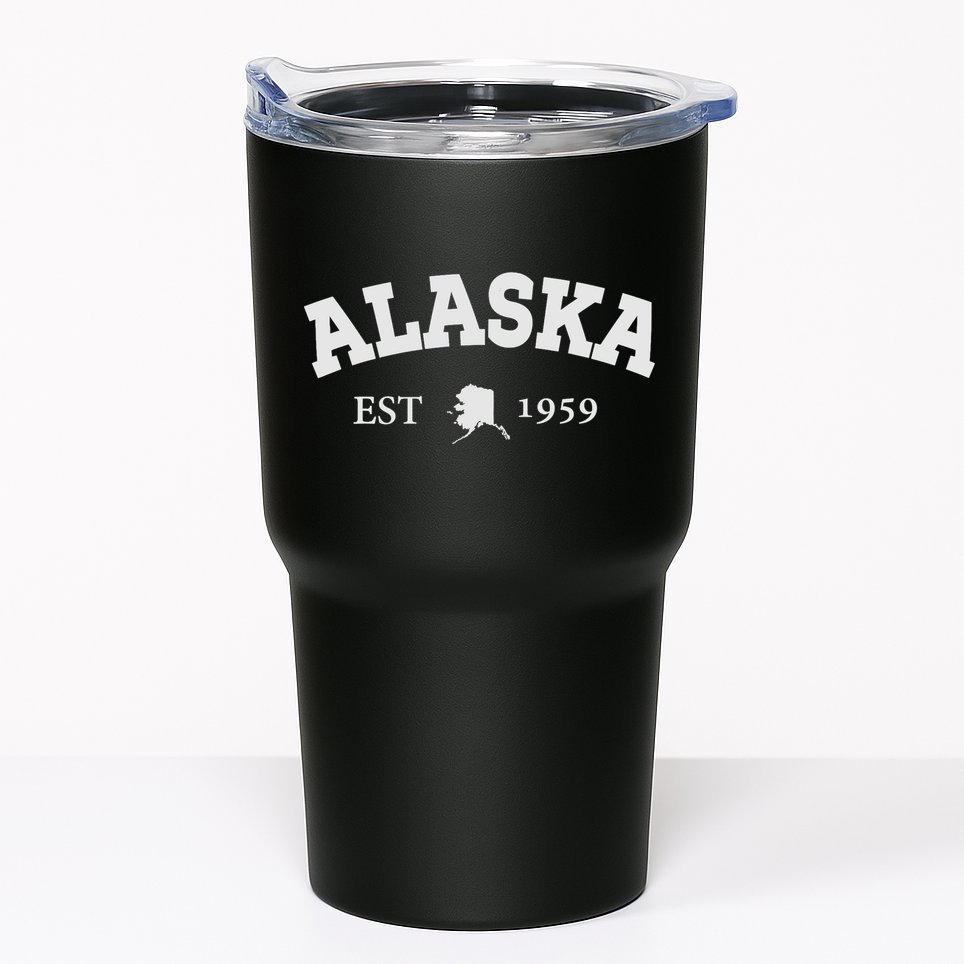 Awesome Alaska Shirt Alaska Est Map 1959 Sports Tumbler