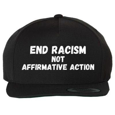 Affirmative Action Support Affirmative Action End Racism Wool Snapback Cap