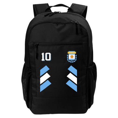 Awesome Argentina Soccer Argentinian Football Retro 10 Gift Backpack
