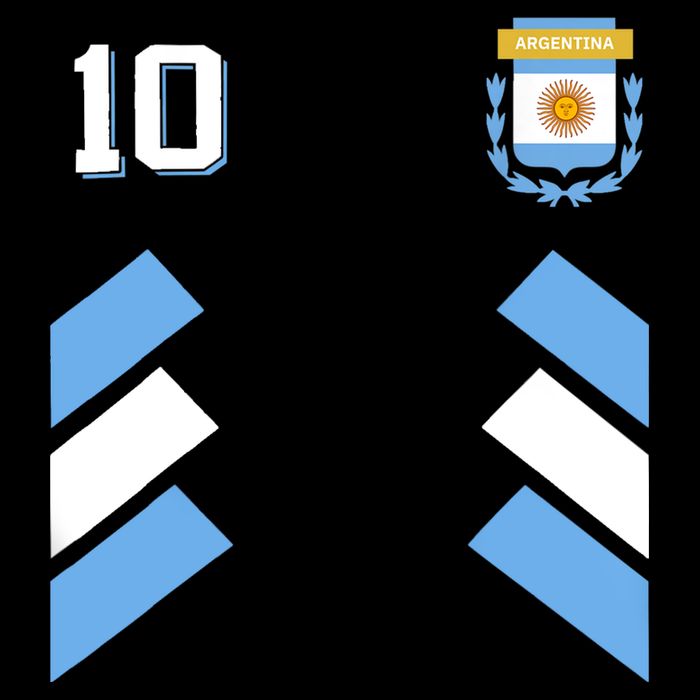 Awesome Argentina Soccer Argentinian Football Retro 10 Gift Backpack