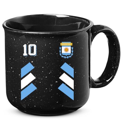 Awesome Argentina Soccer Argentinian Football Retro 10 Gift 15oz Campfire Ceramic Mug