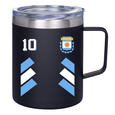 Awesome Argentina Soccer Argentinian Football Retro 10 Gift 12oz Stainless Steel Coffee Mug