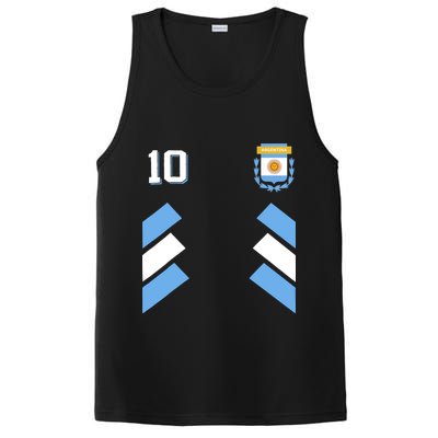 Awesome Argentina Soccer Argentinian Football Retro 10 Gift PosiCharge Competitor Tank