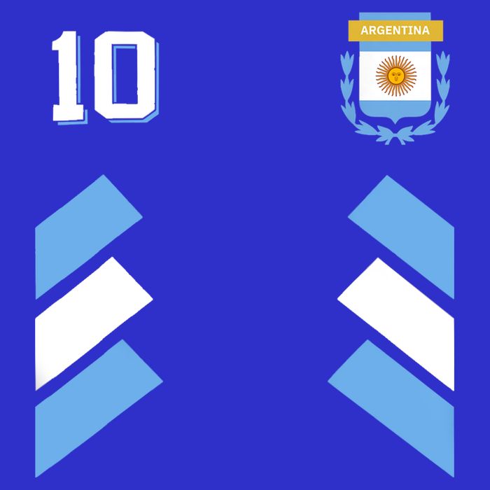 Awesome Argentina Soccer Argentinian Football Retro 10 Gift Poster