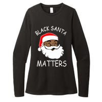 African American Santa Black Matters Christmas Pajama Family Womens CVC Long Sleeve Shirt