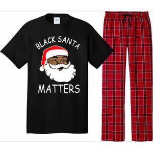 African American Santa Black Matters Christmas Pajama Family Pajama Set