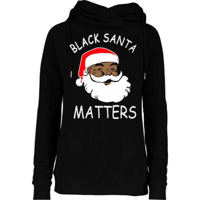 African American Santa Black Matters Christmas Pajama Family Womens Funnel Neck Pullover Hood