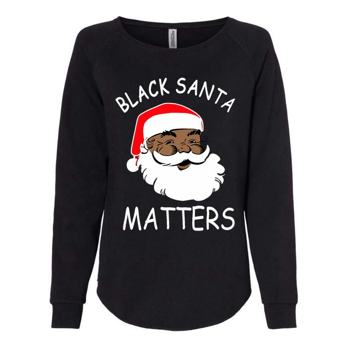 African American Santa Black Matters Christmas Pajama Family Womens California Wash Sweatshirt