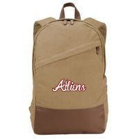 Atliens Atlanta Script Cotton Canvas Backpack