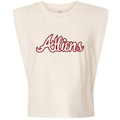 Atliens Atlanta Script Garment-Dyed Women's Muscle Tee