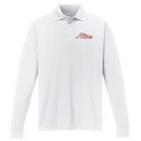 Atliens Atlanta Script Performance Long Sleeve Polo