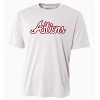 Atliens Atlanta Script Cooling Performance Crew T-Shirt