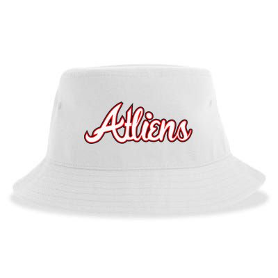 Atliens Atlanta Script Sustainable Bucket Hat