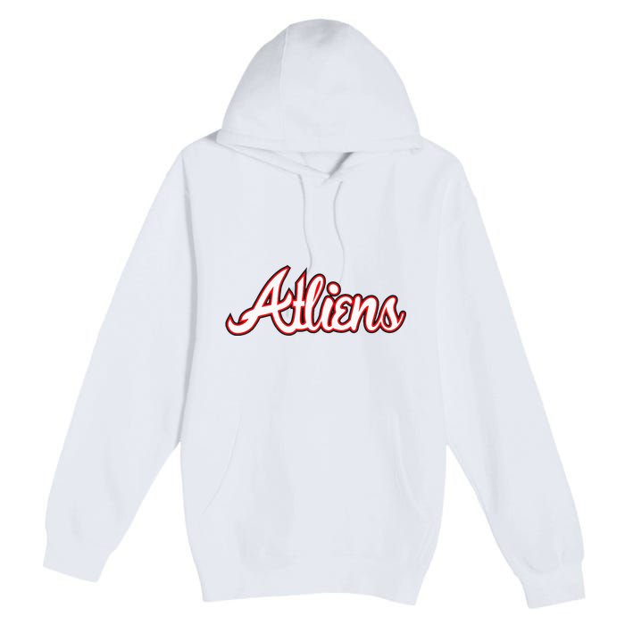 Atliens Atlanta Script Premium Pullover Hoodie