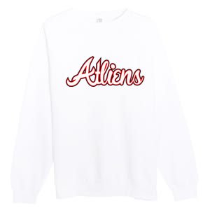 Atliens Atlanta Script Premium Crewneck Sweatshirt