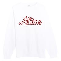 Atliens Atlanta Script Premium Crewneck Sweatshirt