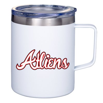Atliens Atlanta Script 12oz Stainless Steel Coffee Mug