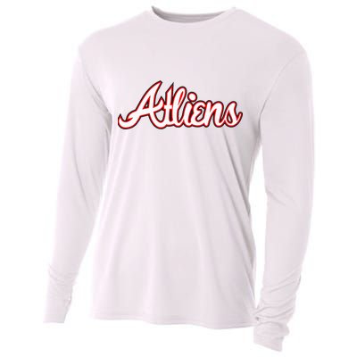 Atliens Atlanta Script Cooling Performance Long Sleeve Crew