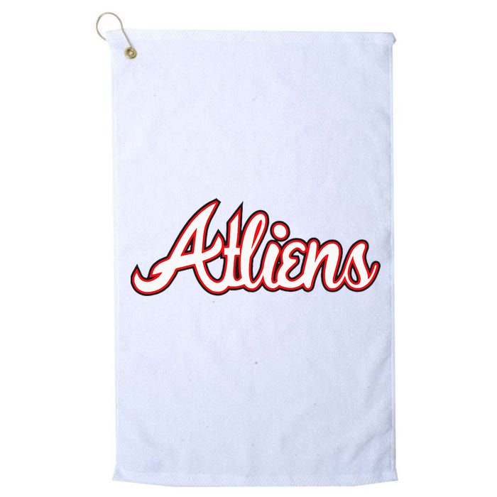 Atliens Atlanta Script Golf Towel