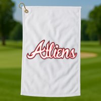 Atliens Atlanta Script Golf Towel