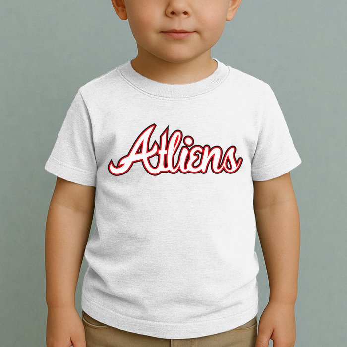 Atliens Atlanta Script Toddler T-Shirt