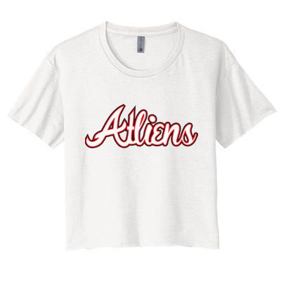 Atliens Atlanta Script Crop Top