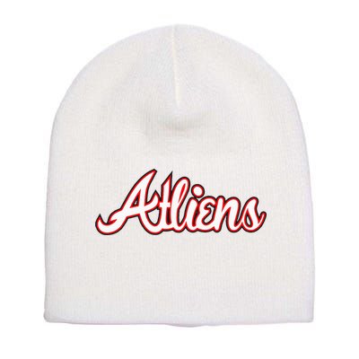 Atliens Atlanta Script Short Acrylic Beanie