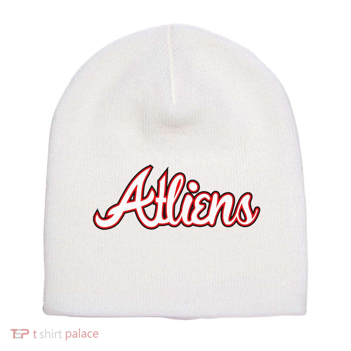 Atliens Atlanta Script Short Acrylic Beanie