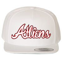 Atliens Atlanta Script Wool Snapback Cap